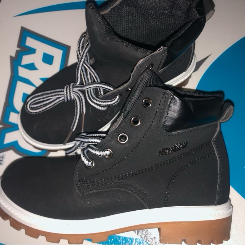 Name brand; Fashion combat boot for your youth girl. Brand new never been worn.